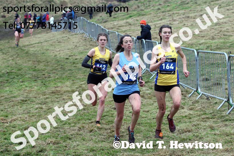 Inter District senior women and juniors, 2018 Simplyhealth Great Edinburgh International XCountry. Photo: David T. Hewitson/Sports for All Pics